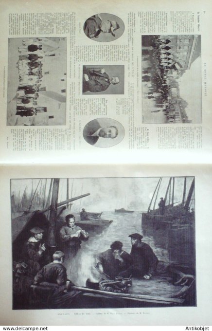 Le Monde illustré 1900 n°2233 Chine Talien-Van Port-Arthur Beliché Zinjao Moukden