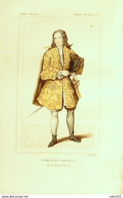 De Lorraine Charles Dit Le Prince Charles 18ème
