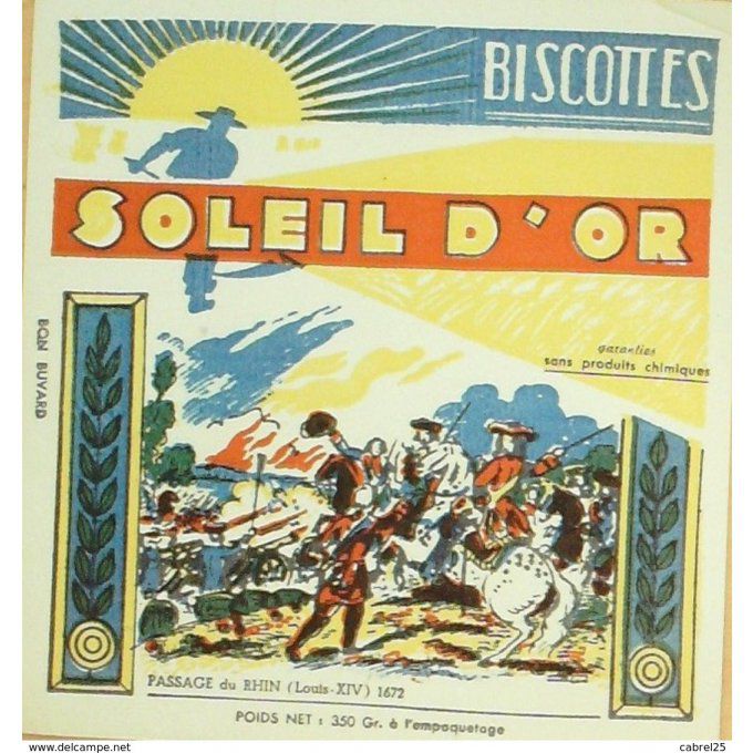 Buvard SOLEIL d'OR Biscotte