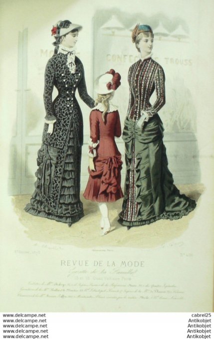 Gravure Costume Parisien 1805 an 13 # 591 (eau forte) Ceinture en écharpe