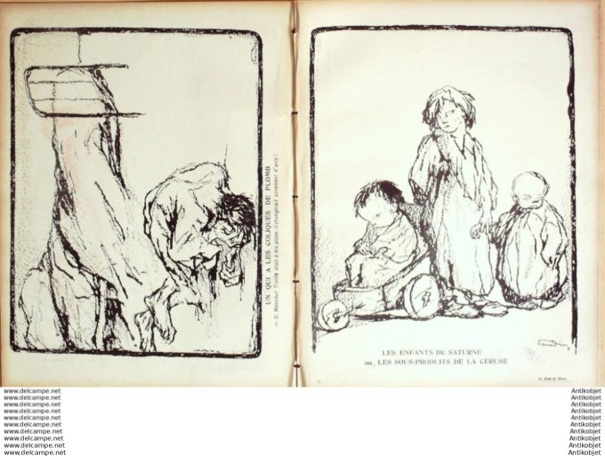 L'Assiette au beurre 1905 # 210 Le banc de cerise Naudin