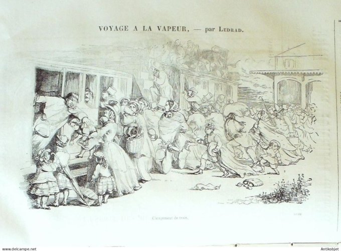 Petit journal pour Rire 1860 # 276 Au Jardin d'Acclimatation Grevin