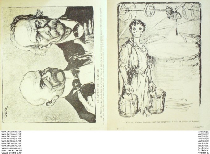 L'Assiette au beurre 1905 # 210 Le banc de cerise Naudin