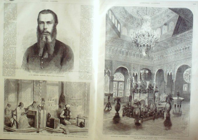 L'Univers illustré 1867 # 658 Hongrie insignes Orsowa Irlande Killmallock Suisse Schwitz 