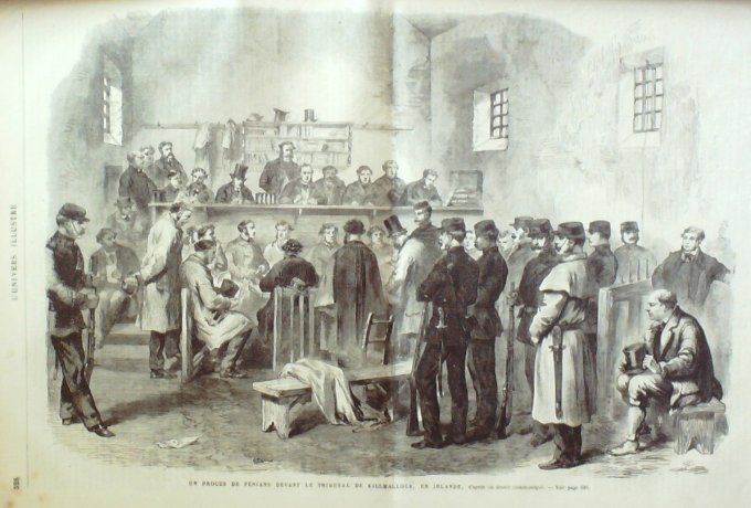 L'Univers illustré 1867 # 658 Hongrie insignes Orsowa Irlande Killmallock Suisse Schwitz 