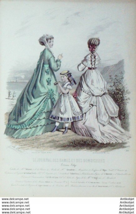 Journal des Dames Demoiselles 1868 # 893 (Maison Delacroix)
