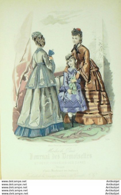 Journal de Demoiselles 1871 # 3786