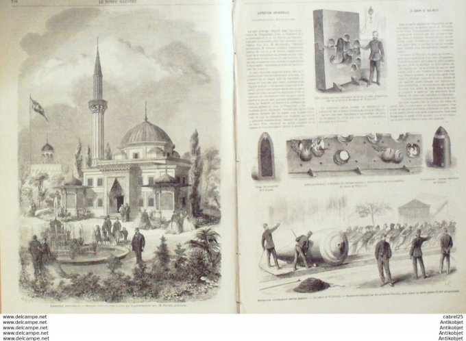 Le Monde illustré 1867 n°532 Lyon (69) Hippodrome Suède Costumes Versailles (78) Trianon Autriche Em