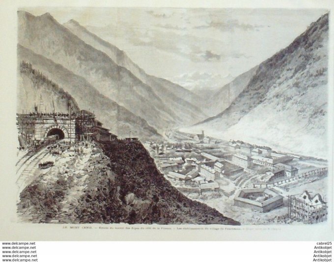 Le Monde illustré 1871 n°755 St-Cloud (92) Italie Turin Viale Del Re Le Havre (76) Marseille (13) Pi