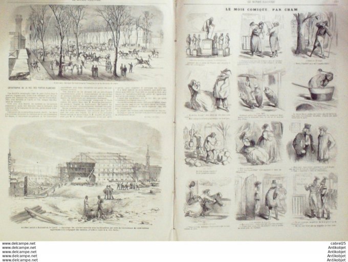 Le Monde illustré 1867 n°532 Lyon (69) Hippodrome Suède Costumes Versailles (78) Trianon Autriche Em