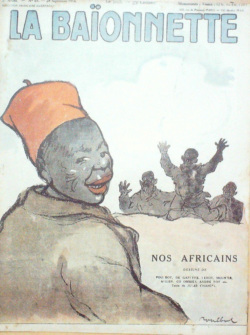 La Baionnette 1916 n°065 (Nos Africains) POULBOT COLOMBIER FOY MEUNIER GASTYNE