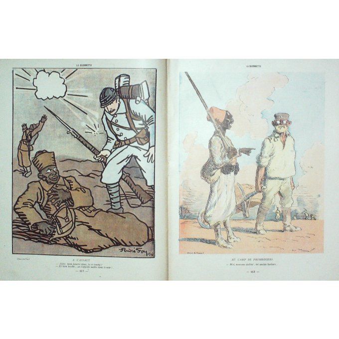 La Baionnette 1916 n°065 (Nos Africains) POULBOT COLOMBIER FOY MEUNIER GASTYNE