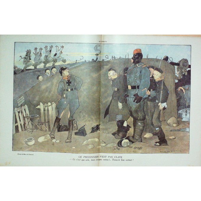 La Baionnette 1916 n°065 (Nos Africains) POULBOT COLOMBIER FOY MEUNIER GASTYNE