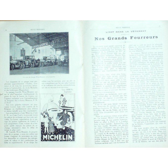 Catalogue SKF ROULLEMENT à BILLES papiers BRUXELLES 1910
