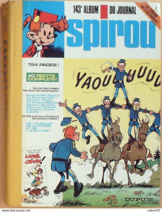 SPIROU 143 Album 1976-2008 à 2020-LUFTWAFFE FOCKE 190-COBRA-SERPENT à LUNETTES