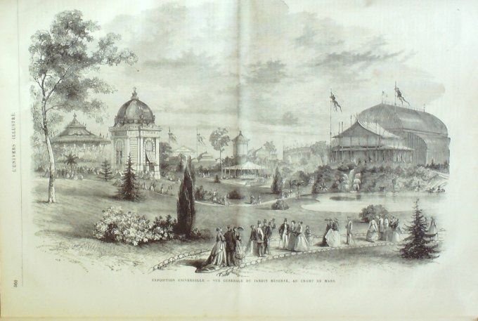 L'Univers illustré 1867 # 650 Lille Dunkerque (59) Reine Victoria Dr Velpeau 