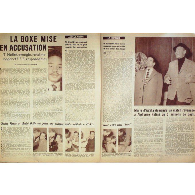 Miroir Des Sports 1957 #  660 18 Nov Behra Nollet Mihalic Agata Halimi Humez Riviere