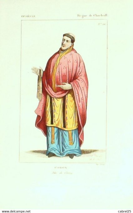 Saint Odon Abbe De Cluny Au  9ème 1852
