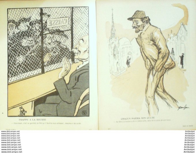 L'Assiette au beurre 1904 # 176 Rupture du Concordat Grandjouan