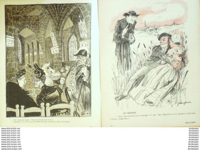 L'Assiette au beurre 1904 # 176 Rupture du Concordat Grandjouan