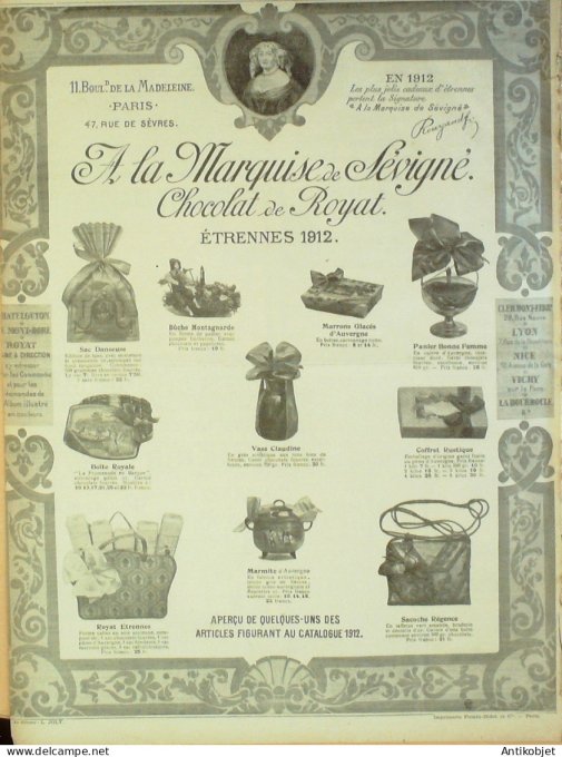 La Mode illustrée journal 1911 n° 51 Toilettes Costumes Passementerie