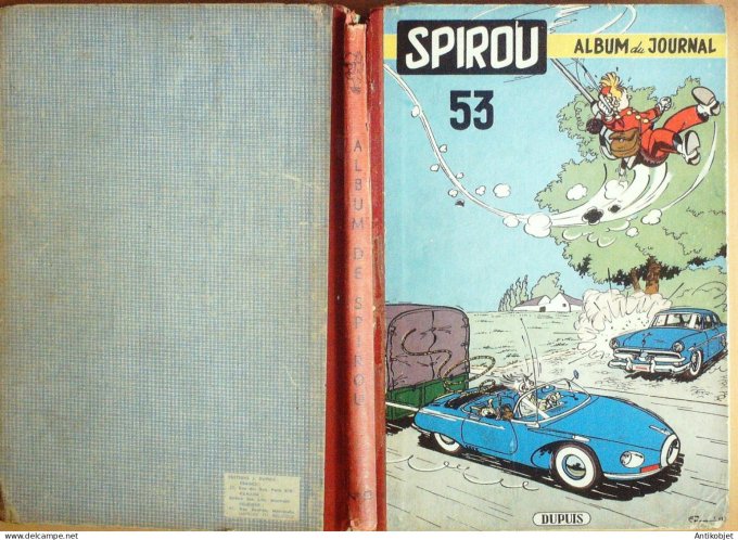 Album Spirou 53 Dupuis (n°886-897) 1955 (06-10 au 23-06) Eo complet