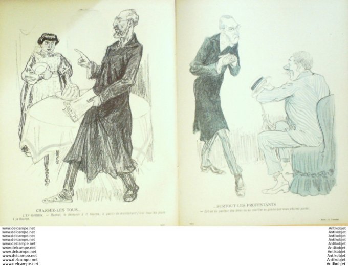 L'Assiette au beurre 1904 # 176 Rupture du Concordat Grandjouan