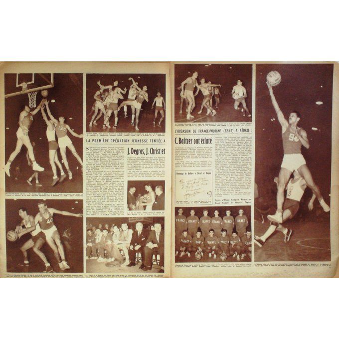 Miroir Des Sports 1957 #  661 25 Nov Taillandier France Angleterre Celaya Mihalic Dril