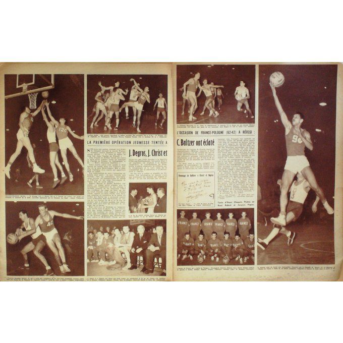 Miroir des Sports 1957 n° 661 25/11 TAILLANDIER FRANCE ANGLETERRE CELAYA MIHALIC DRIL