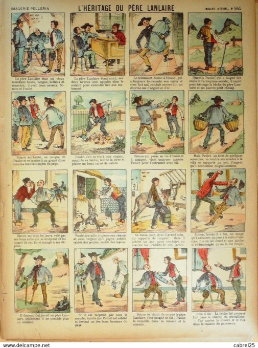L'heritage Du Père Lanlaire (Pellerin d'epinal)