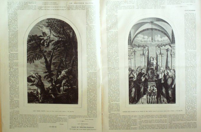 L'Univers illustré 1867 # 652 Luxembourg Norvège vases Bacchus Lauchhammer Hammerfest 
