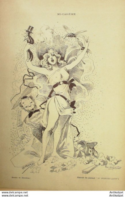 Gil Blas 1896 n°11 Gustave COQUIOT KRYSINSKA CH CROS Maurice VAUCAIRE CHOUBRAC