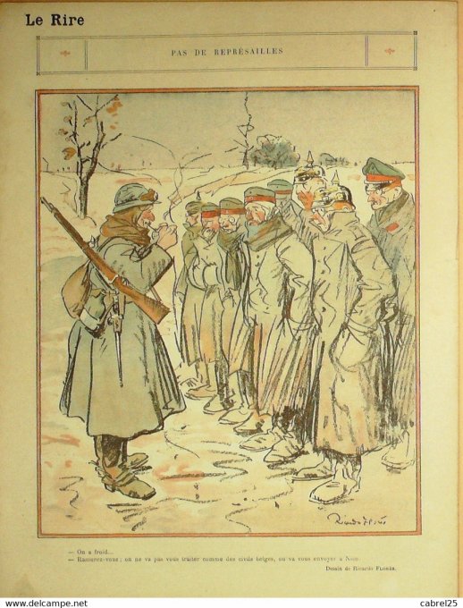 Le Rire Rouge 1917 n°113 Faivre Florès Métivet Nob Guillaume Reb Falké