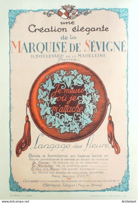 Fantasio 453 1925 Dufau Herouard Giffey Gerbault Mendousse Vallee Boucher