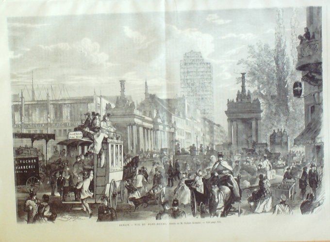 L'Univers illustré 1867 # 663 Nantes (44) Allemagne Berlin Saxe porcelaines Expo Siam 