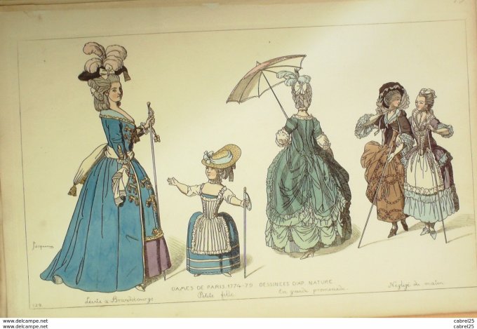 Mode Toilettes Parisiennes en 1774