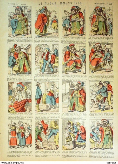 Le Nabab Immens  Sahib (Pellerin d'epinal)