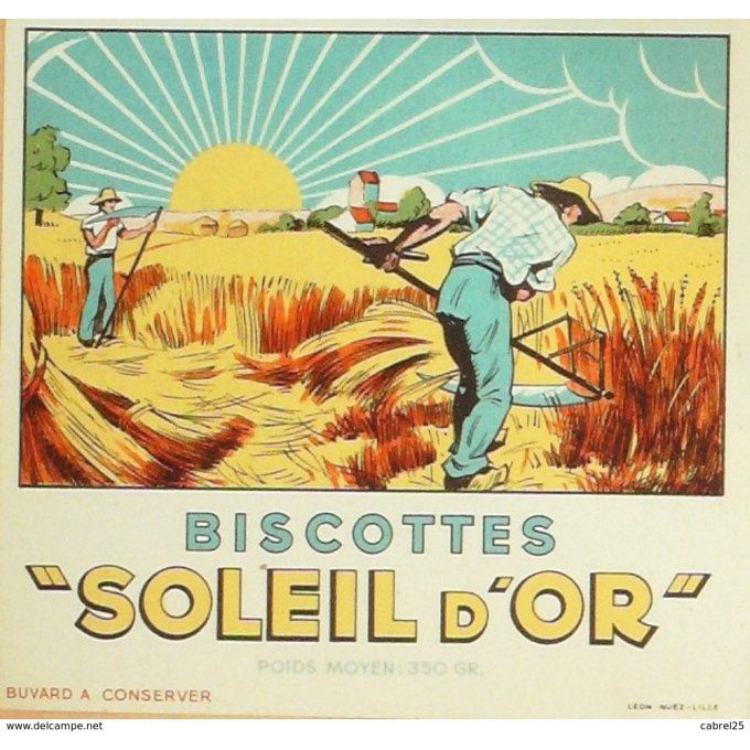 Buvard SOLEIL d'OR Biscotte