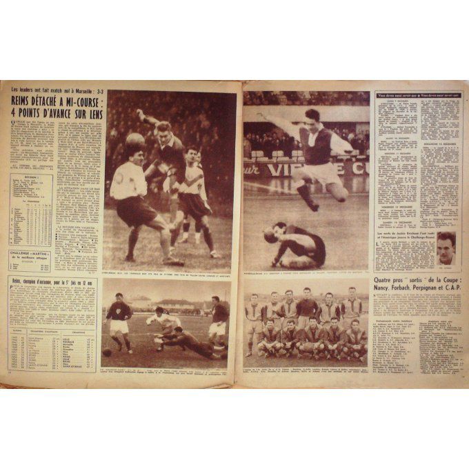 Miroir Des Sports 1957 #  664 16 Déc France Tcheque Roumanie Steenbergen Hamia Chiclet