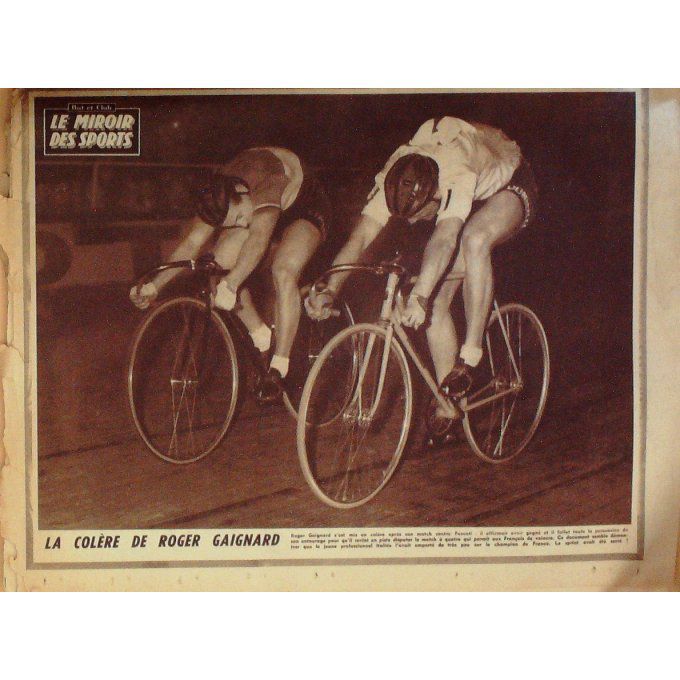 Miroir Des Sports 1957 #  664 16 Déc France Tcheque Roumanie Steenbergen Hamia Chiclet