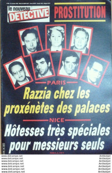 Détective 1985 # 166 Nice Douai Arles/Tech Wattrelos Hagen Cahors St-Ouen Epinal