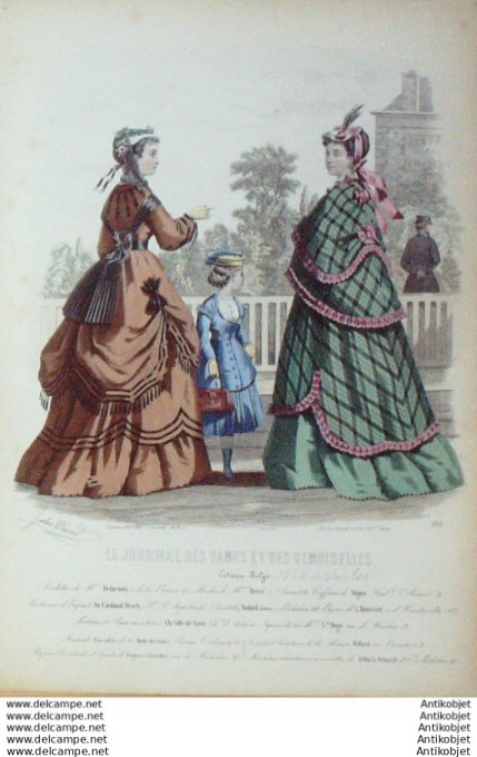 Journal des Dames Demoiselles 1868 # 899 (Maison Delacroix)