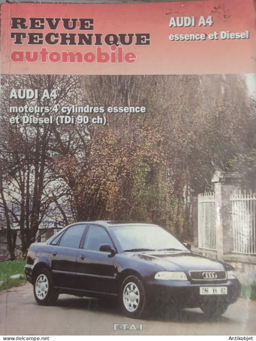 Revue Tech. Automobile 1995 n°581 Audi A4 Ford Fiesta Volkswagen Golf Volvo 850