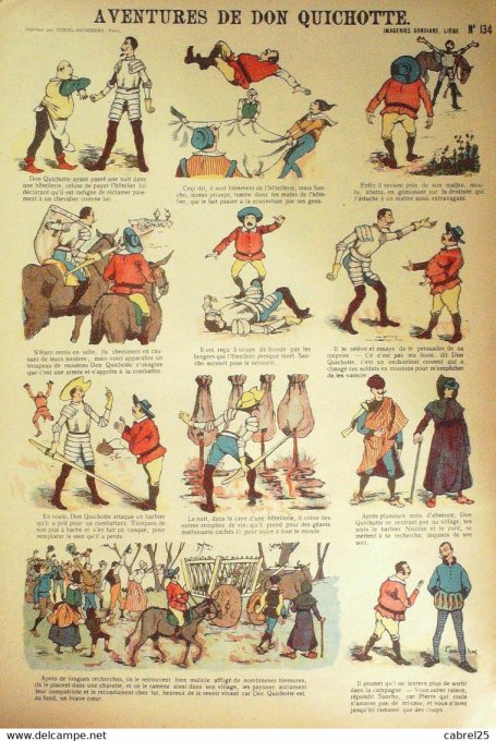 Aventures  de Don Quichotte (Gordinne Liège) Lamanchez