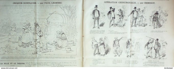 Le Journal Amusant 1889 # 1725 Vallons de l'Helvetie par Stop