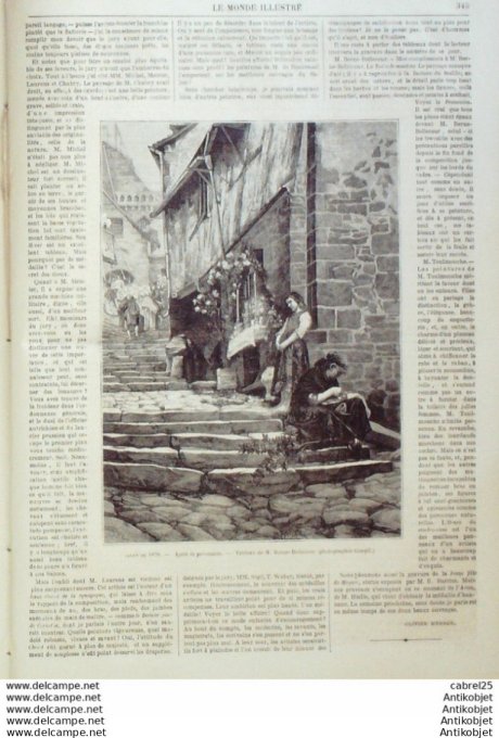 Le Monde illustré 1870 n°685 Lude (72) Belgique Bruxelles Neuilly (92) Portugal  Canal St Martin