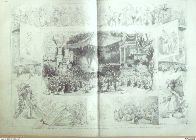 Le Monde illustré 1877 n°1074 Inde Bellary Madras Bulgarie Tcherkes St-Odile 67