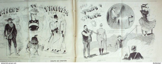 Le Journal Amusant 1889 # 1725 Vallons de l'Helvetie par Stop