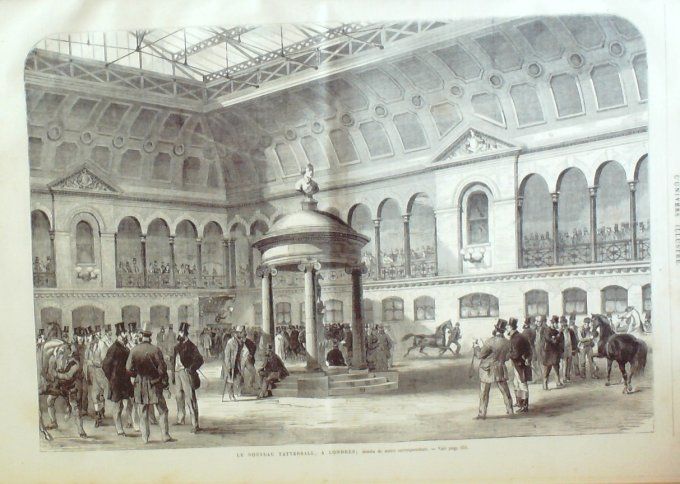 L'Univers illustré 1867 # 666 Chine Tartare types Algérie Tunis Londres Tattersall Cherchell 
