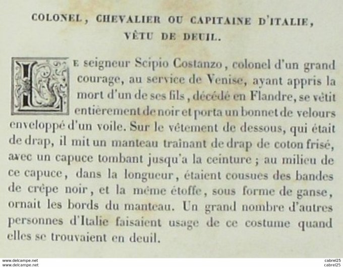 Italie COLONEL chevalier Capitaine endeuillé 1859